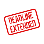 Deadline extended