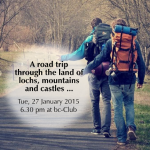 Flyer Fernweh-Vortrag Schottland