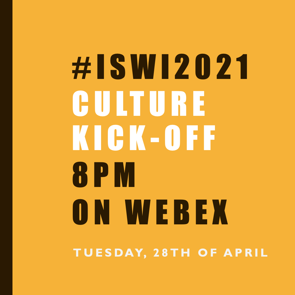 ISWI2021 Culture Team Kick-off Meeting