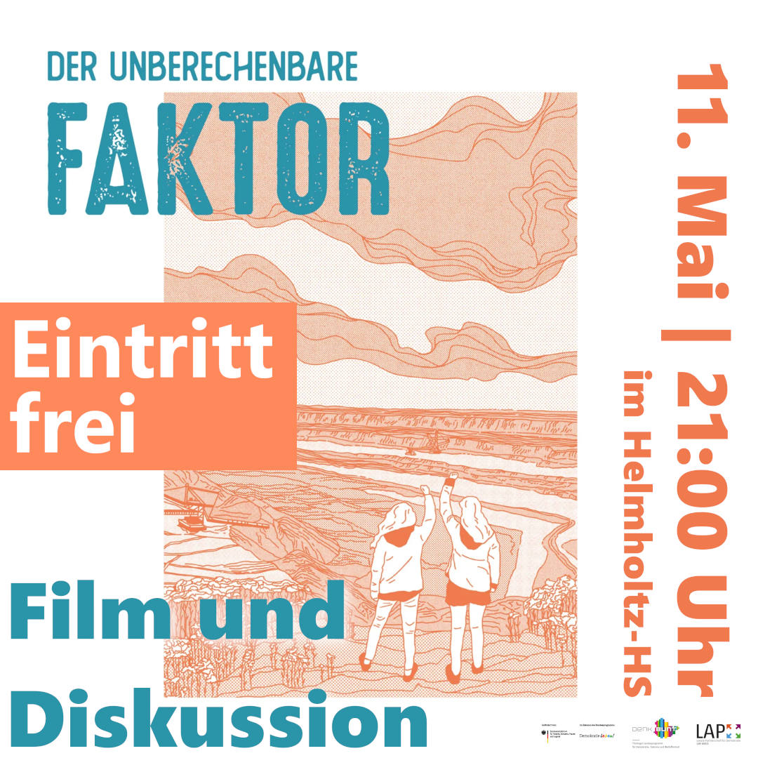 Filmvorführung „Der unberechenbare Faktor“ am 11.5.